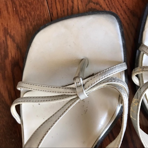 Hillard & Hanson White Strappy Square toe Sandals - Picture 11 of 12